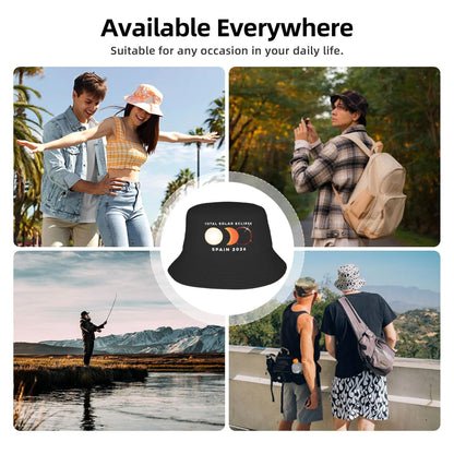 Spain Total Solar Eclipse 2026 Bucket Hat