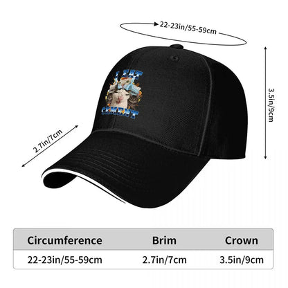 I Eat Cement Cat Baseball Cap