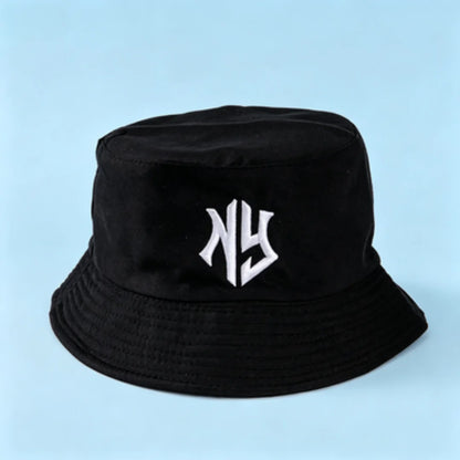 NY Embroidered Bucket Hat For Women Men Classic