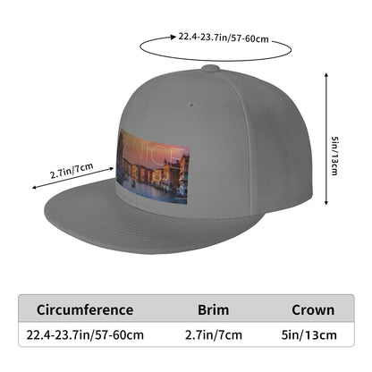 Venice Italy Scenic Cityscape Snapback Cap