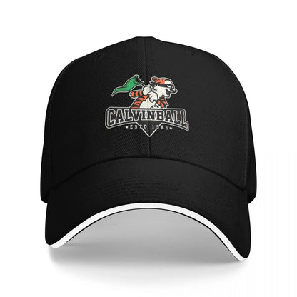 Calvin And Hobbes Flag Graphic Baseball Cap