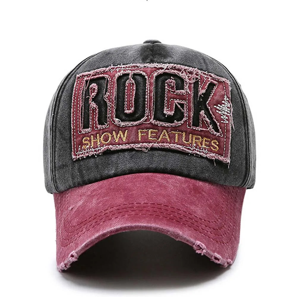New Washed Etters Spring And Autumn Denim Baseball Cap
