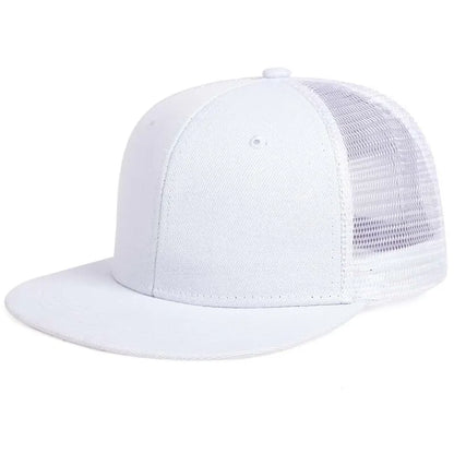 Unisex Minimalist Mesh Hip-Hop Snapback Cap