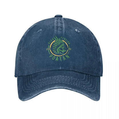 Alex Pereira Distressed Denim Baseball Cap
