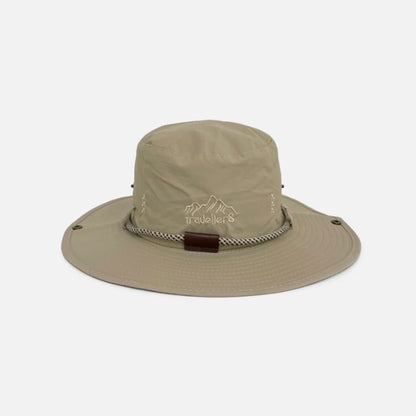 Summer Bucket Hat Men Women Sunscreen Fishing Hat Outdoor Size 55-59cm