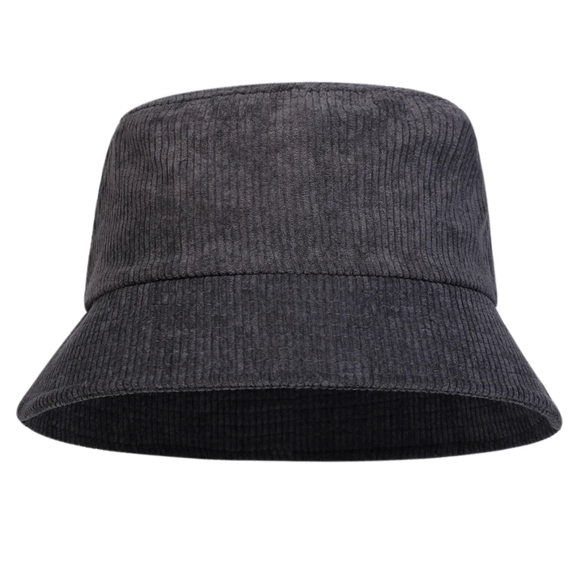 Unisex Solid Color Corduroy Personality Bucket Hats