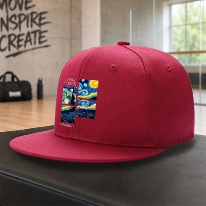 Van Gogh Starry Night Print Snapback Cap