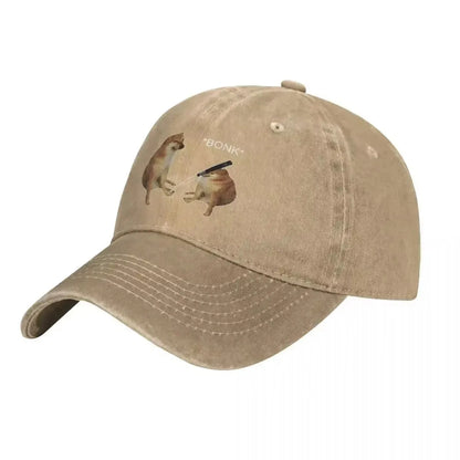 Bonk Dog Vintage Washed Baseball Cap