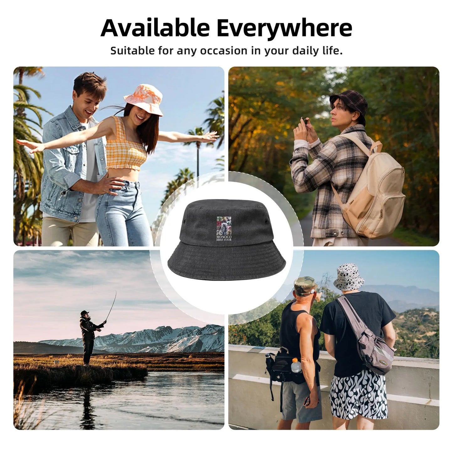 Monoco Vintage Tour Bucket Hat