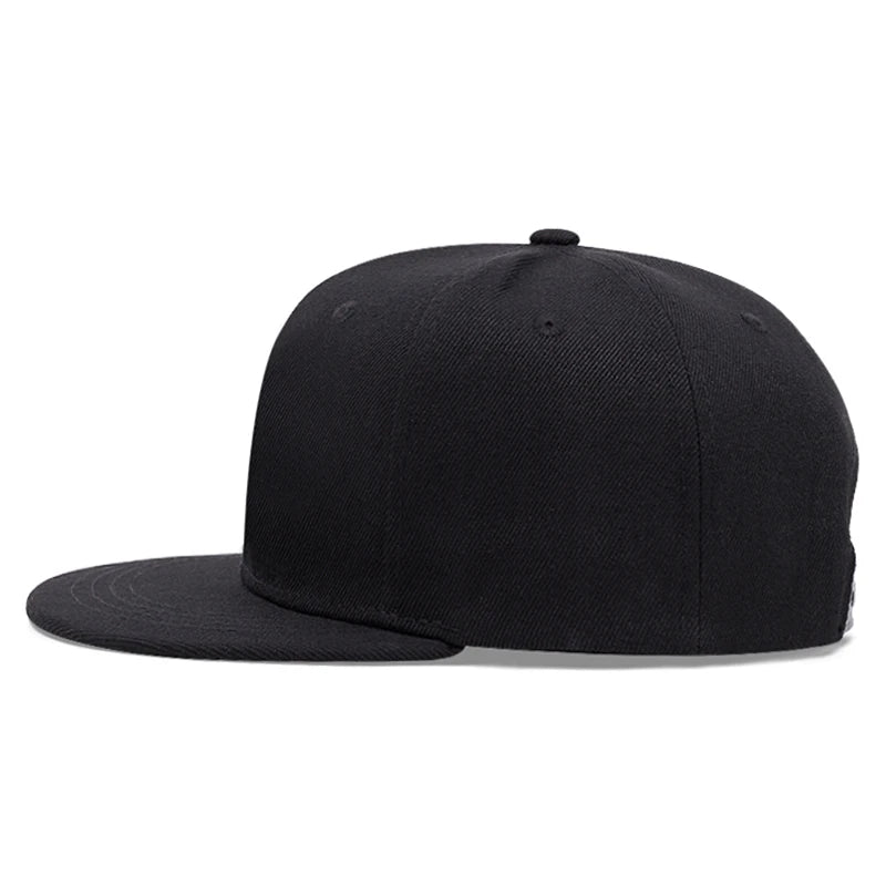 R Crown Embroidered Hip-Hop Skateboarding Snapback Cap