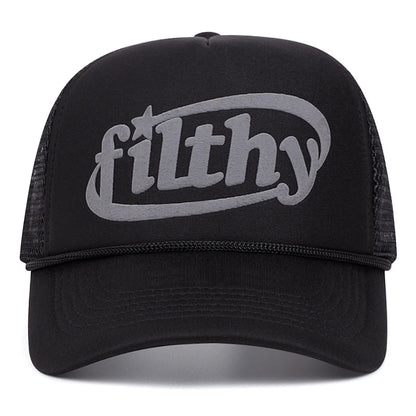 Alphabet Filthy 3D Printing Women Men Baseball Cap