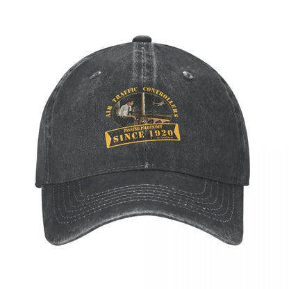 Vintage Aviation Cowboy Baseball Cap