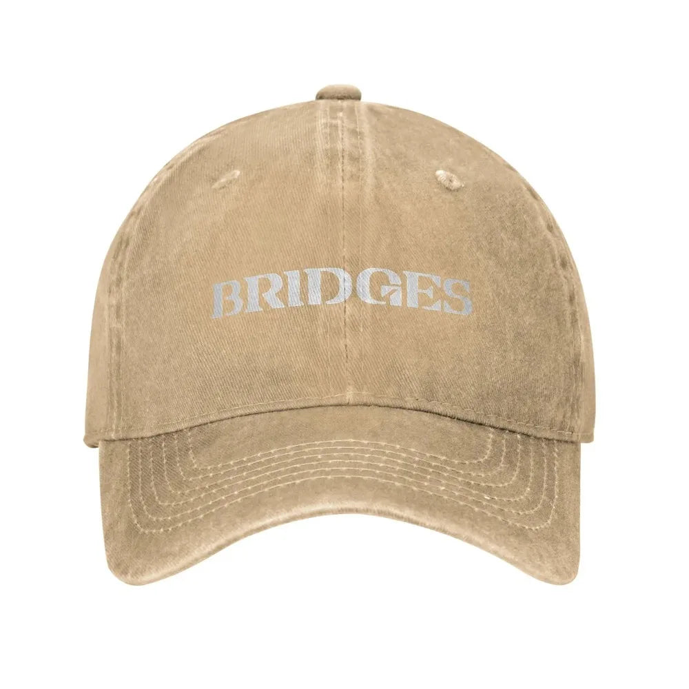 Death Stranding Bridges Distressed Denim Baseball Cap