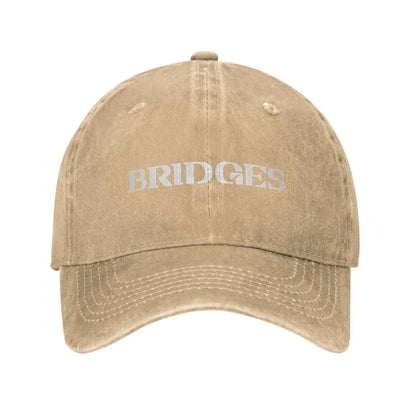 Death Stranding Bridges Distressed Denim Baseball Cap
