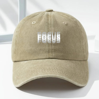FOCUS Print Adjustable Baseball Cap
