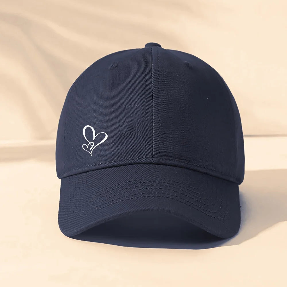 Love Print Adjustable Snapback Baseball Cap