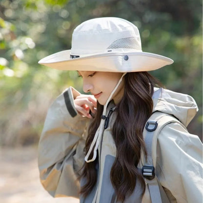 Korean Style Outdoor Sun Protection Bucket Hat