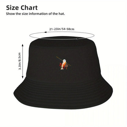 2025 New Aang Streetwear Cute Bucket Hat