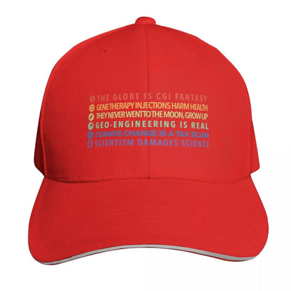Scientism Is Stoopid Moisture Wicking Curved Brim Baseball Cap