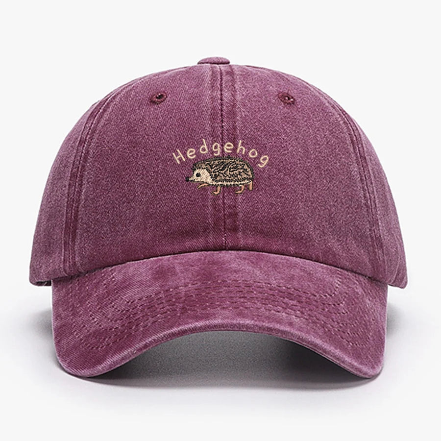 Vintage Embroidered Cotton Trucker Baseball Cap