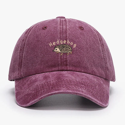 Vintage Embroidered Cotton Trucker Baseball Cap