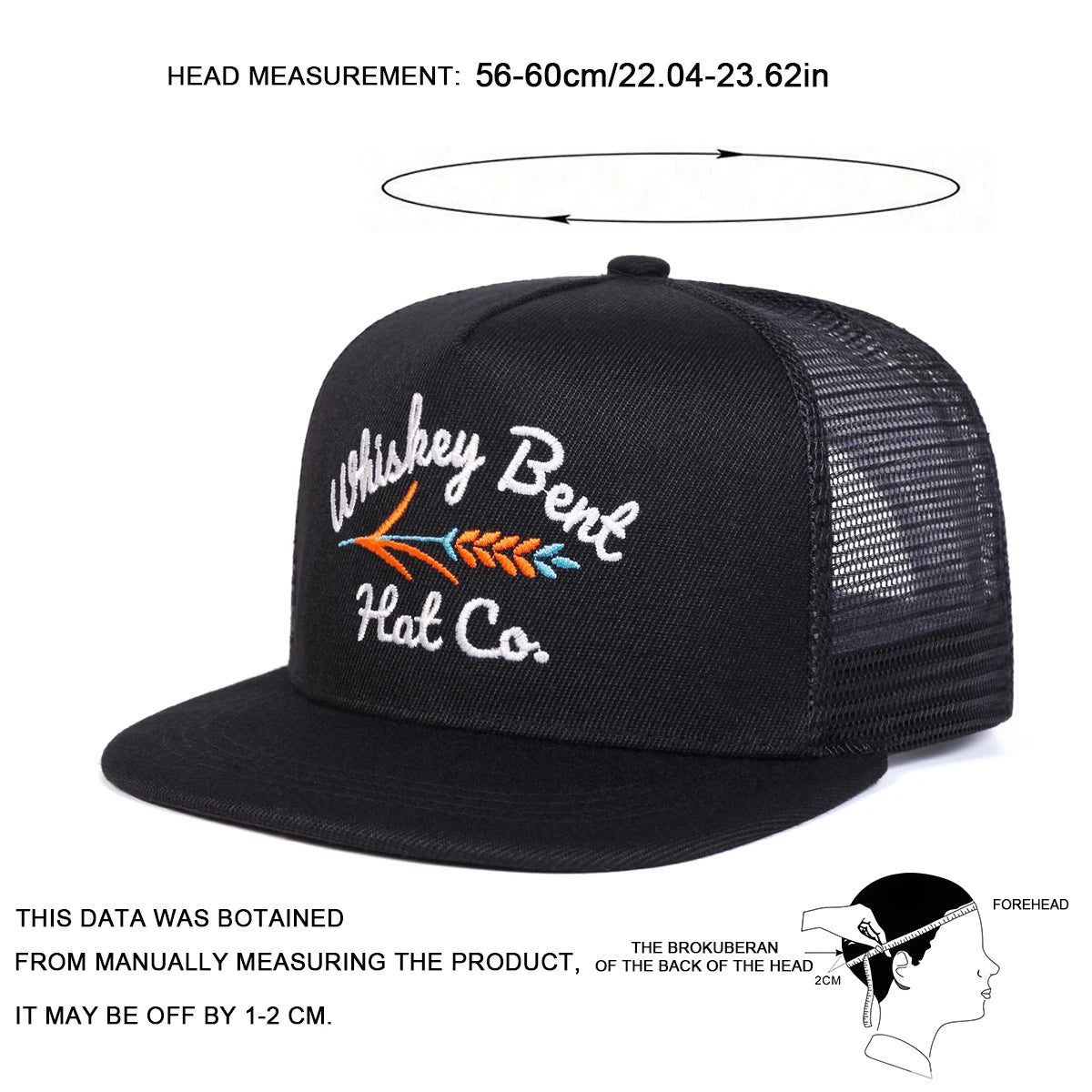 Unisex Letter Embroidery Hip- Hop Net Hats Spring Summer Outdoor