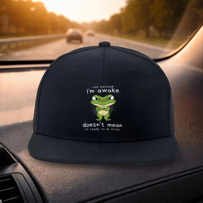 Arrogant Frog Graphic Snapback Cap