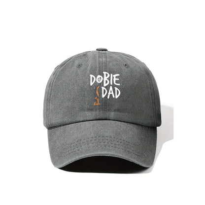 Dobie Dad Washed Baseball Cap