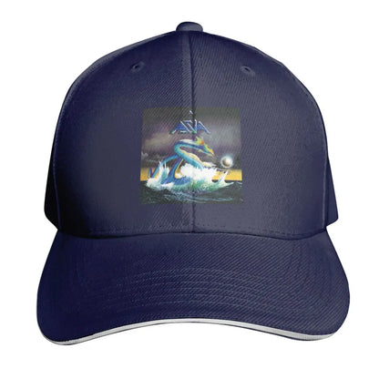 Asia Asia Vintage Graphic Baseball Cap