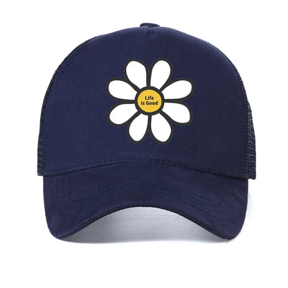 Little Daisy Embroidery Cotton Baseball Cap