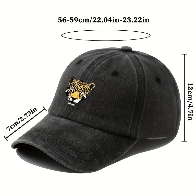 Leopard Print Vintage Dad Baseball Cap