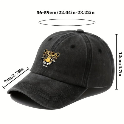 Leopard Print Vintage Dad Baseball Cap