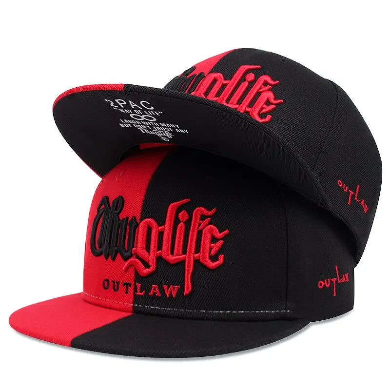 Thuglife Embroidered Adult Adjustable Hip-Hop Snapback Cap
