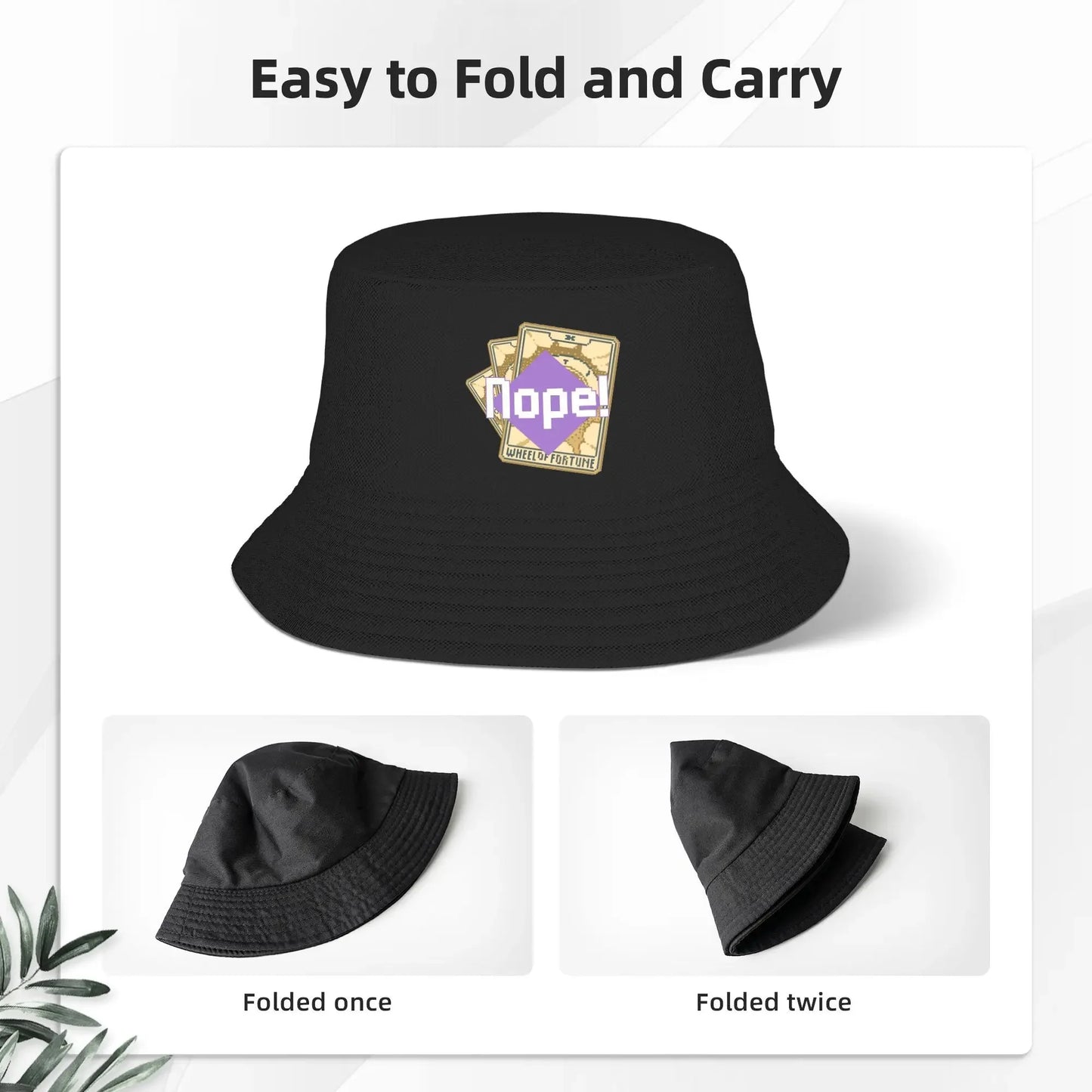 Balatro Nope Reversible Bucket Hat