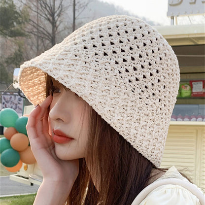 Hollow Out Breathable Summer Bucket Hat