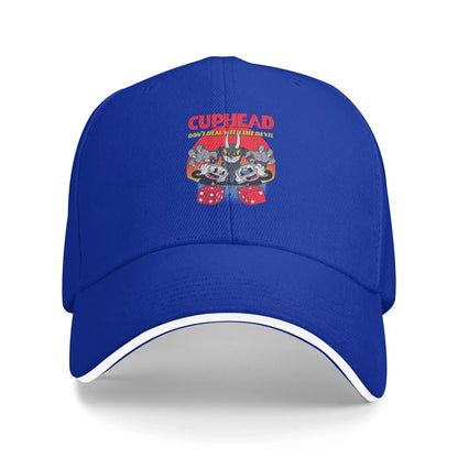 Cuphead Oh Noes Sun Baseball Cap Summer Casual