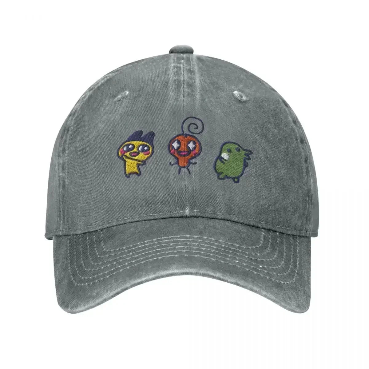 Vintage Tamagotchi Memetchi Mametchi Kuchipatchi Denim Baseball Cap