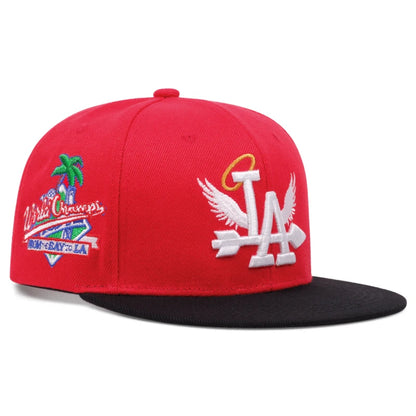 LA Wings Embroidered Mesh Snapback Cap