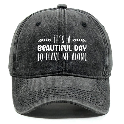 Vintage Washed Cotton Phrase Baseball Cap