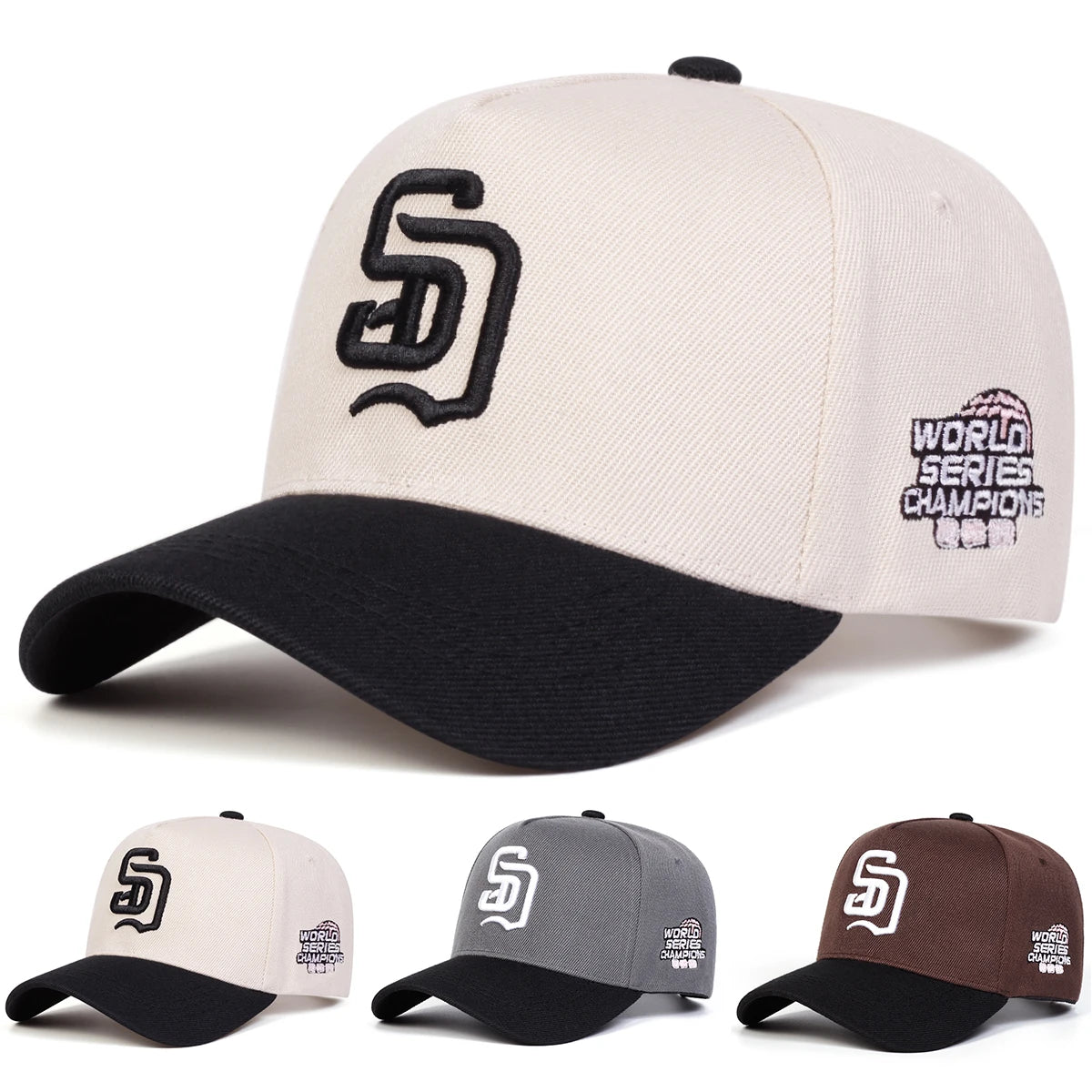 Unisex SD Letter Embroidery Baseball Caps Spring And Autumn