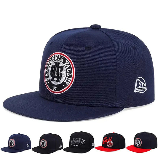 Letter Embroidered Adjustable Hip-Hop Snapback cap