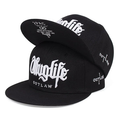 Thuglife Embroidered Adult Adjustable Hip-Hop Snapback Cap