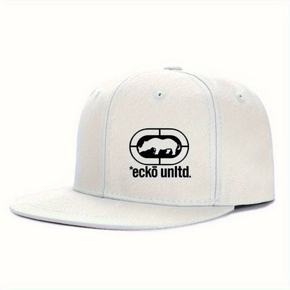 Fun Pattern Unisex Adjustable Flat Brim Snapback Cap