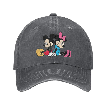 Mickey Minnie Washed Streetwear Baseball Cap