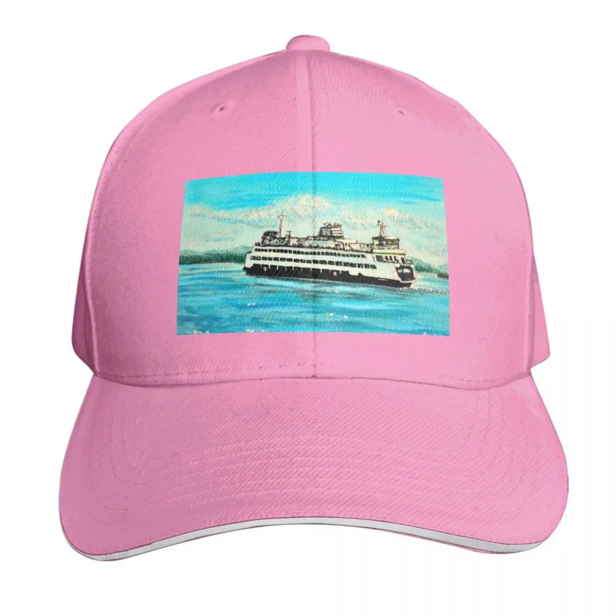 Ferry Painting Breathable Mesh Back Baseball Cap