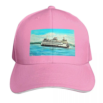 Ferry Painting Breathable Mesh Back Baseball Cap