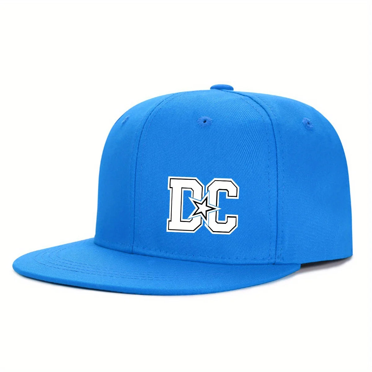 Letter Print Streetwear Adjustable Hip-Hop Snapback Cap