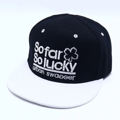Adjustable Letter Embroidered Unisex Hip-Hop Snapback Cap