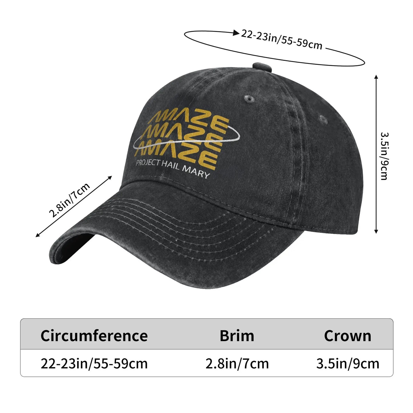 Project Hail Mary Amaze Sun Baseball Cap