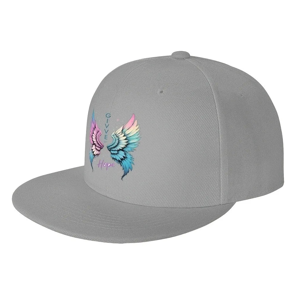 Colorful Wings Graphic Snapback Cap